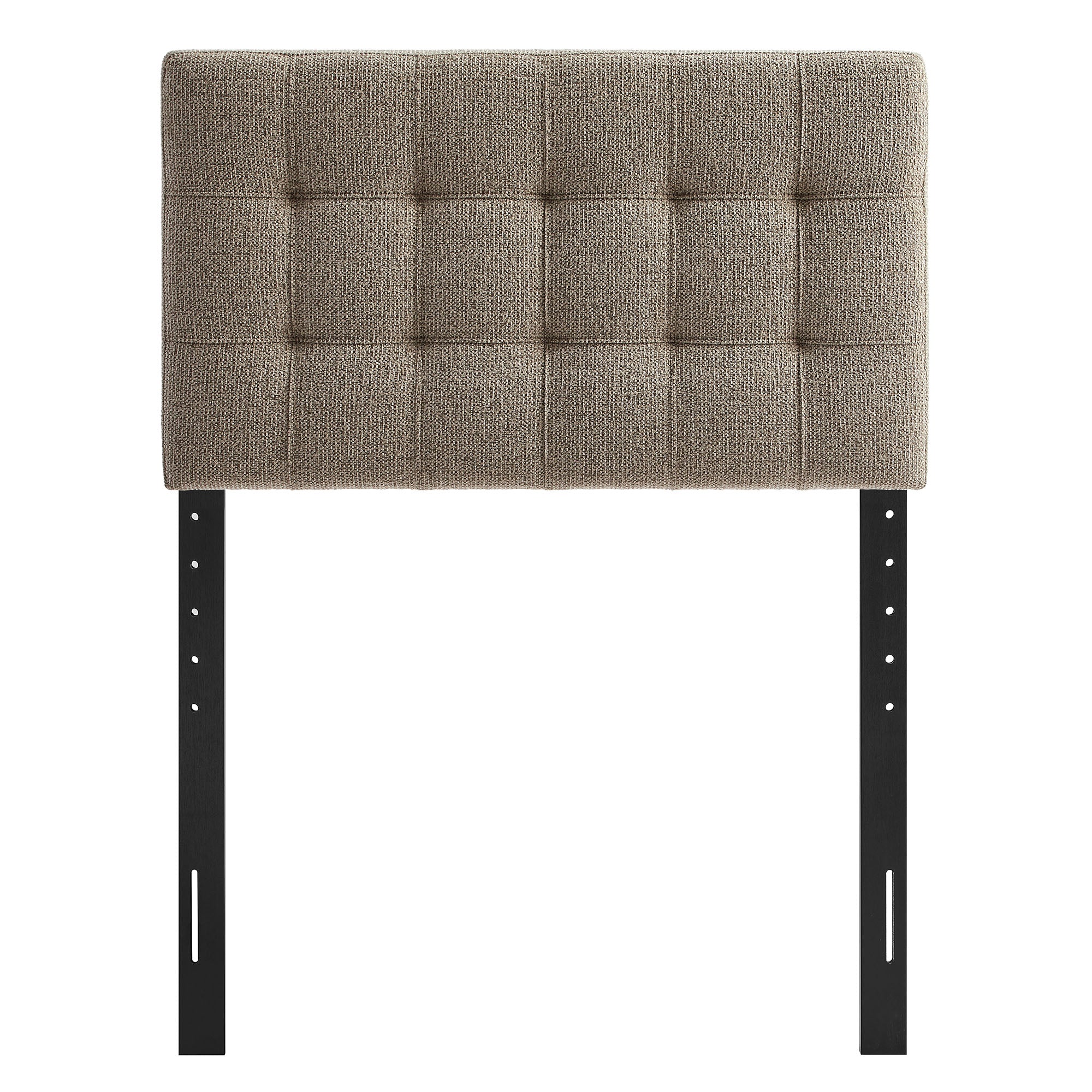 Lily Upholstered Twin Size Headboard - Taupe