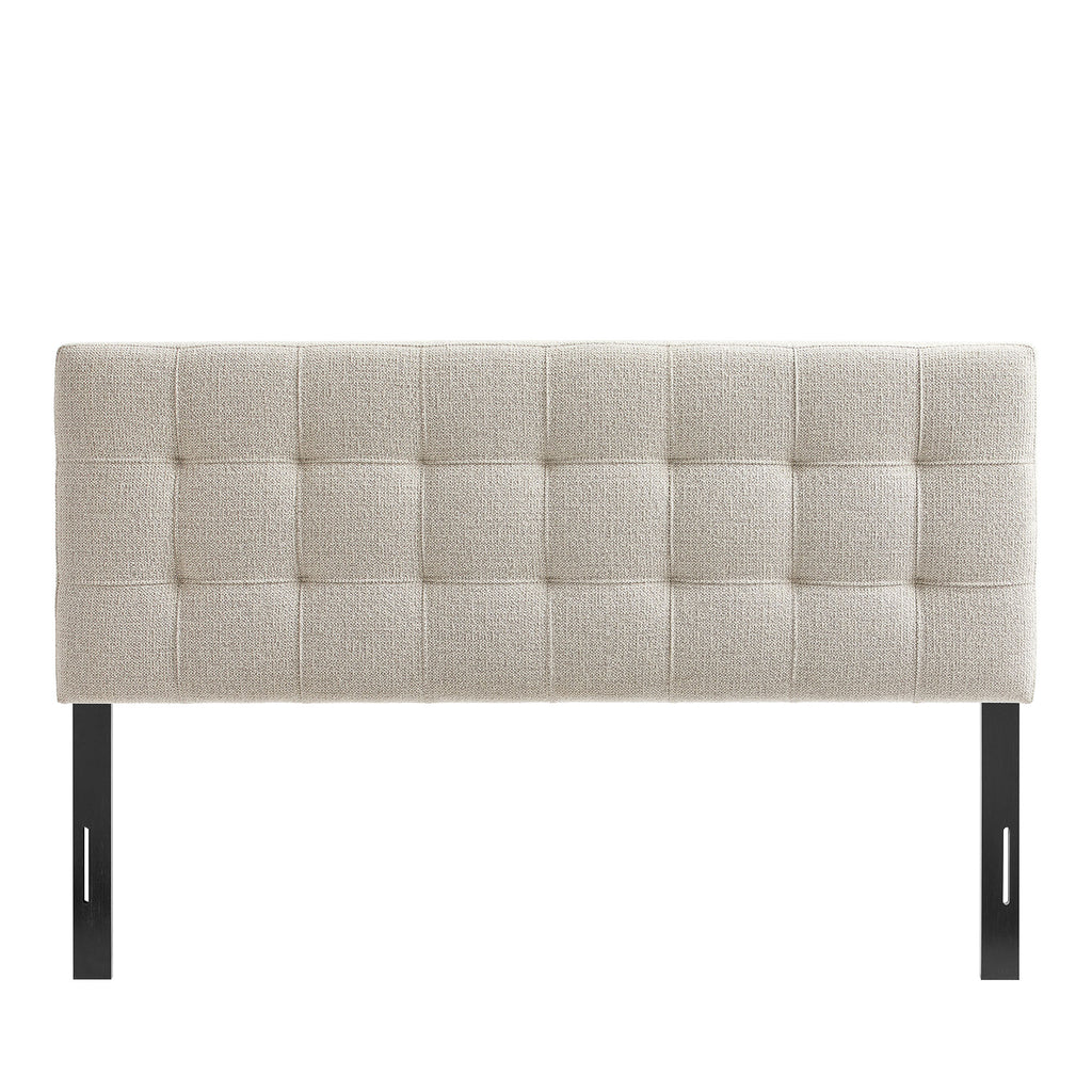 Lily Upholstered Full Size Headboard - Dove