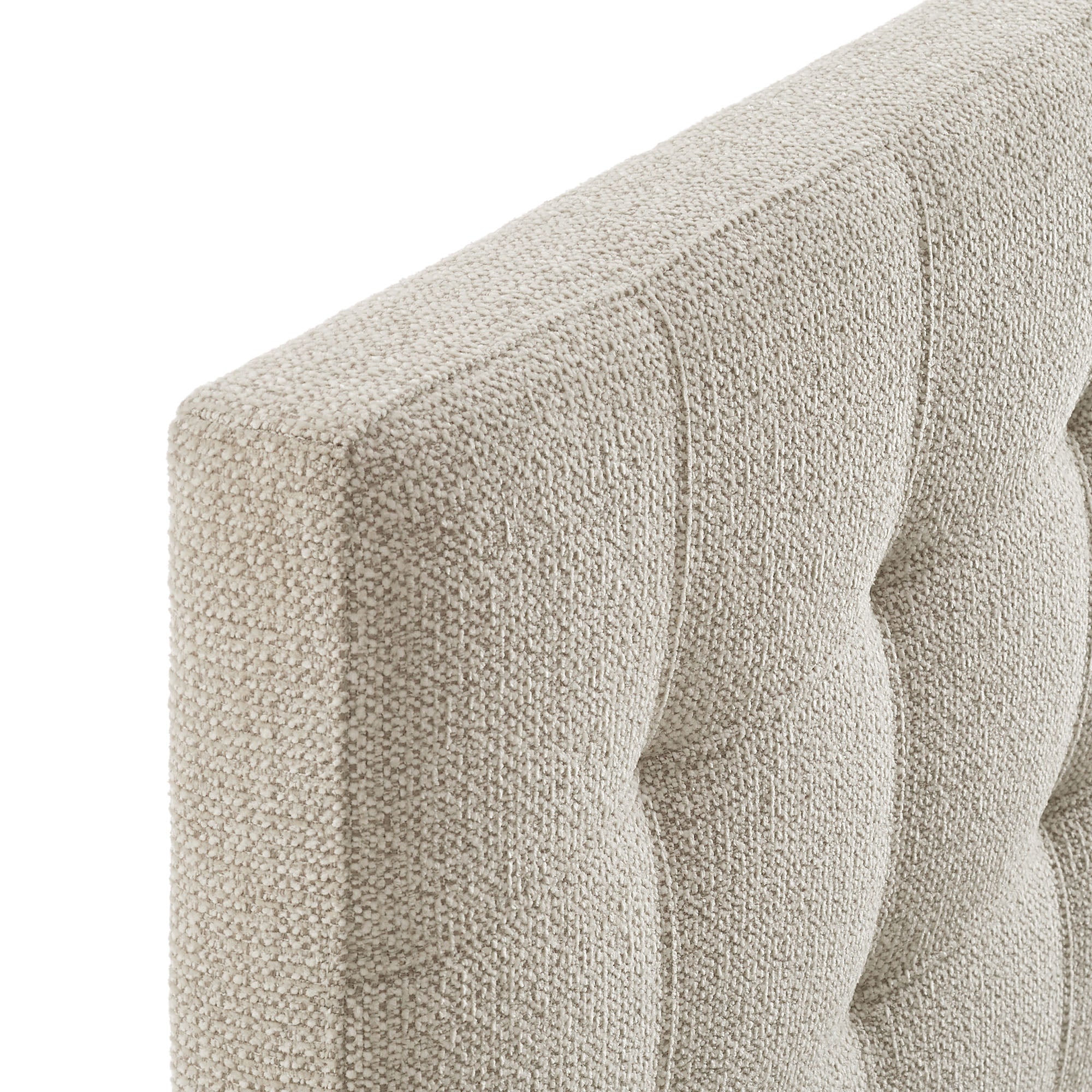 Lily Upholstered Full Size Headboard - Dove