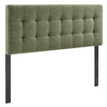 Lily Upholstered Full Size Headboard - Leaf