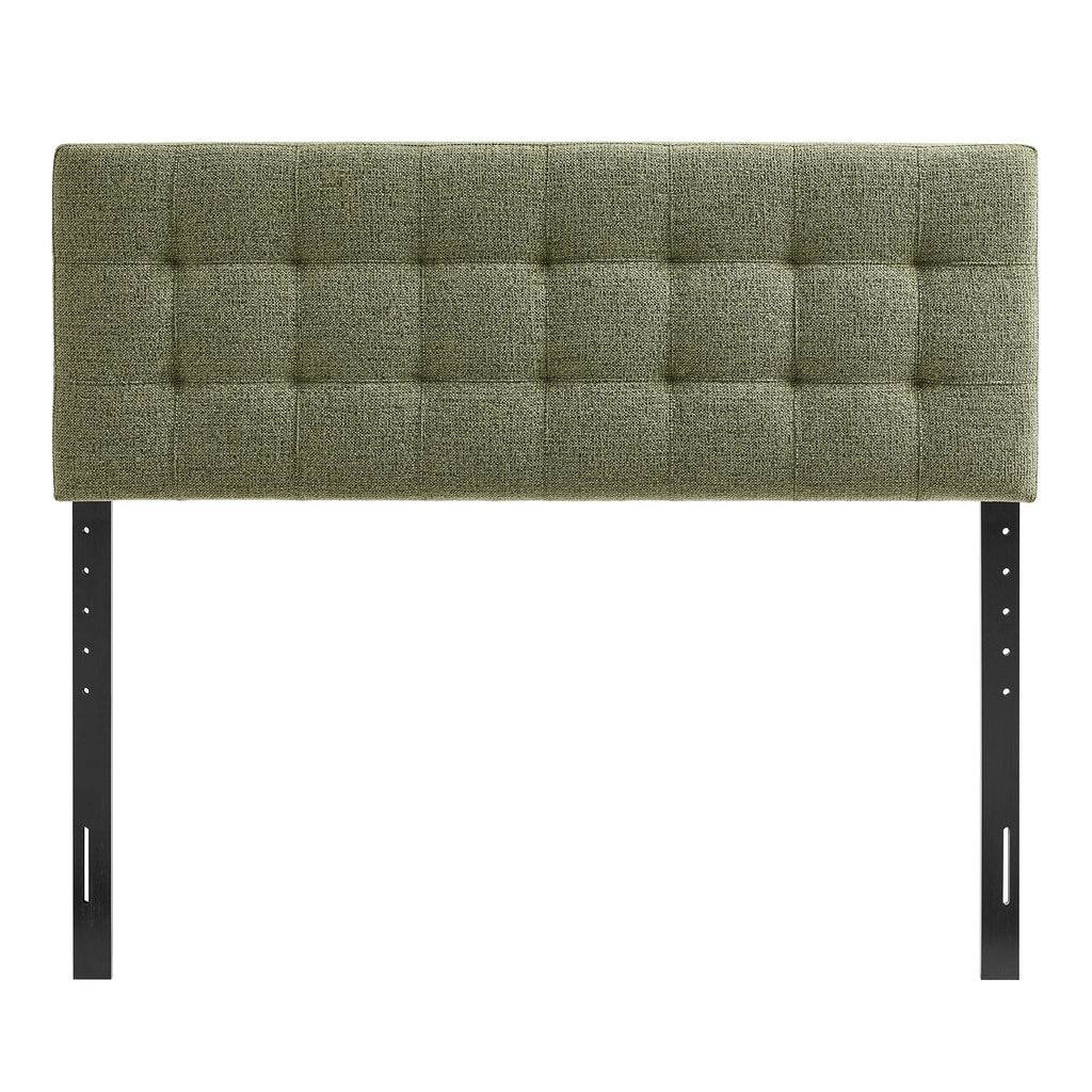 Lily Upholstered Full Size Headboard - Leaf
