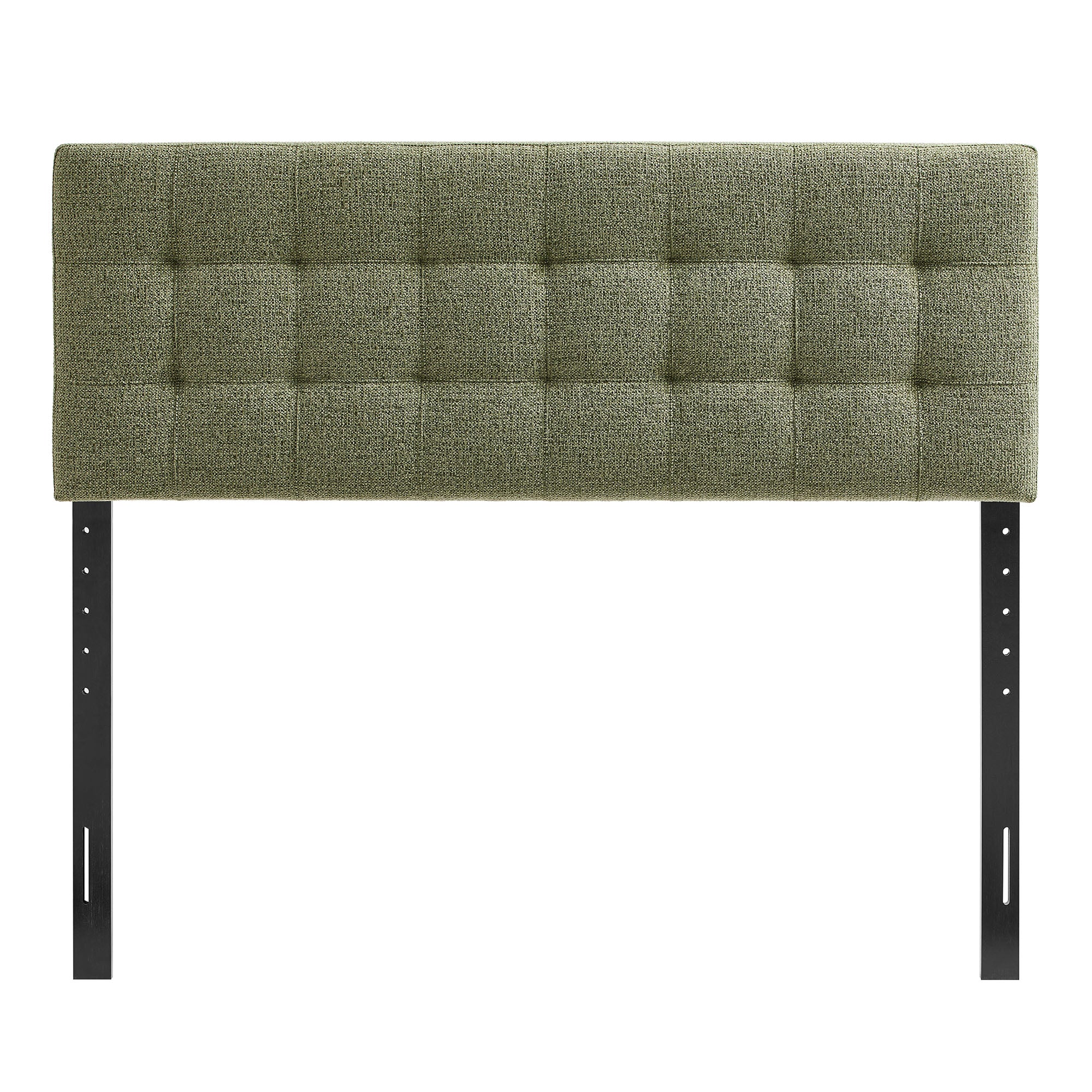 Lily Upholstered Queen Size Headboard - Leaf