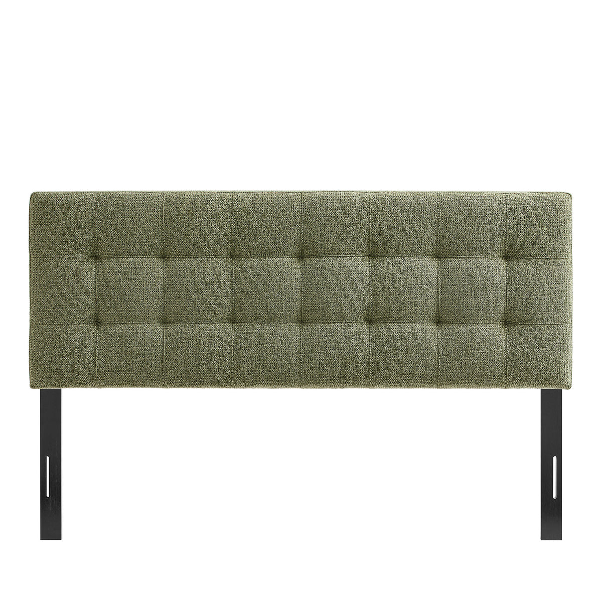 Lily Upholstered Queen Size Headboard - Leaf