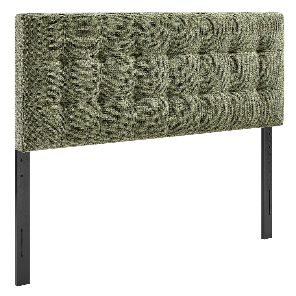 Lily Upholstered King Size Headboard - Leaf