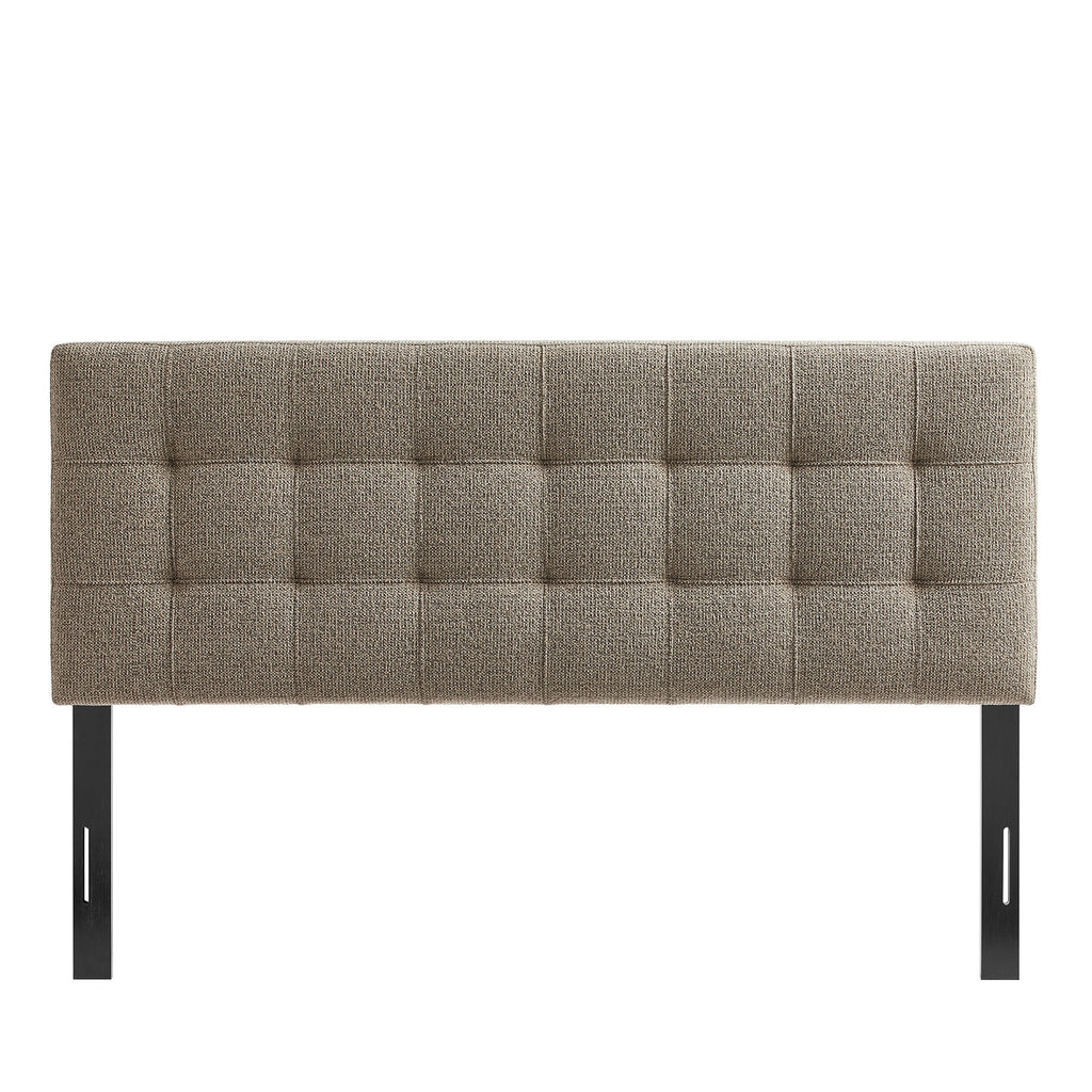 Lily Upholstered King Size Headboard - Taupe