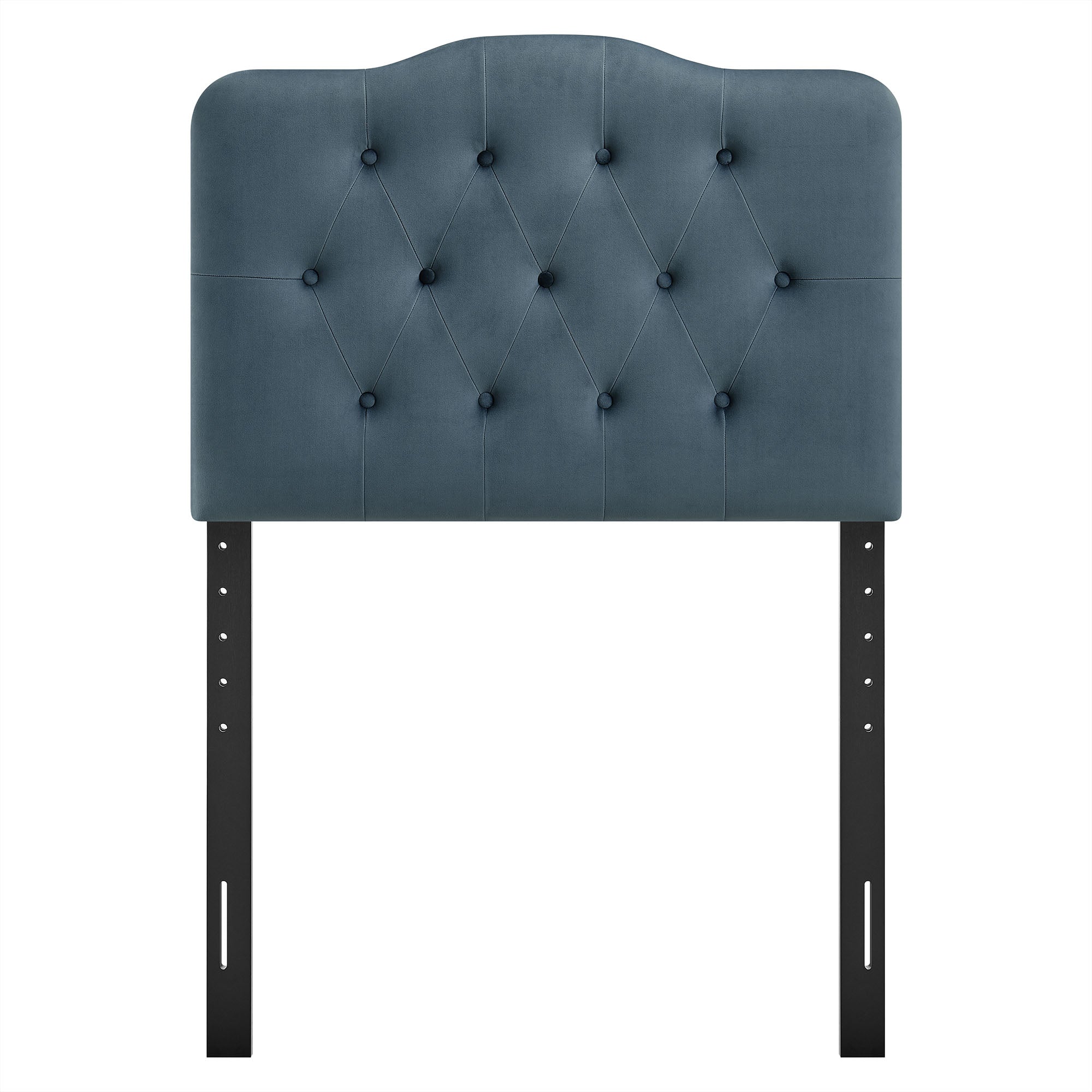 Annabel Stain-Resistant Performance Velvet Twin Headboard - Cadet Blue