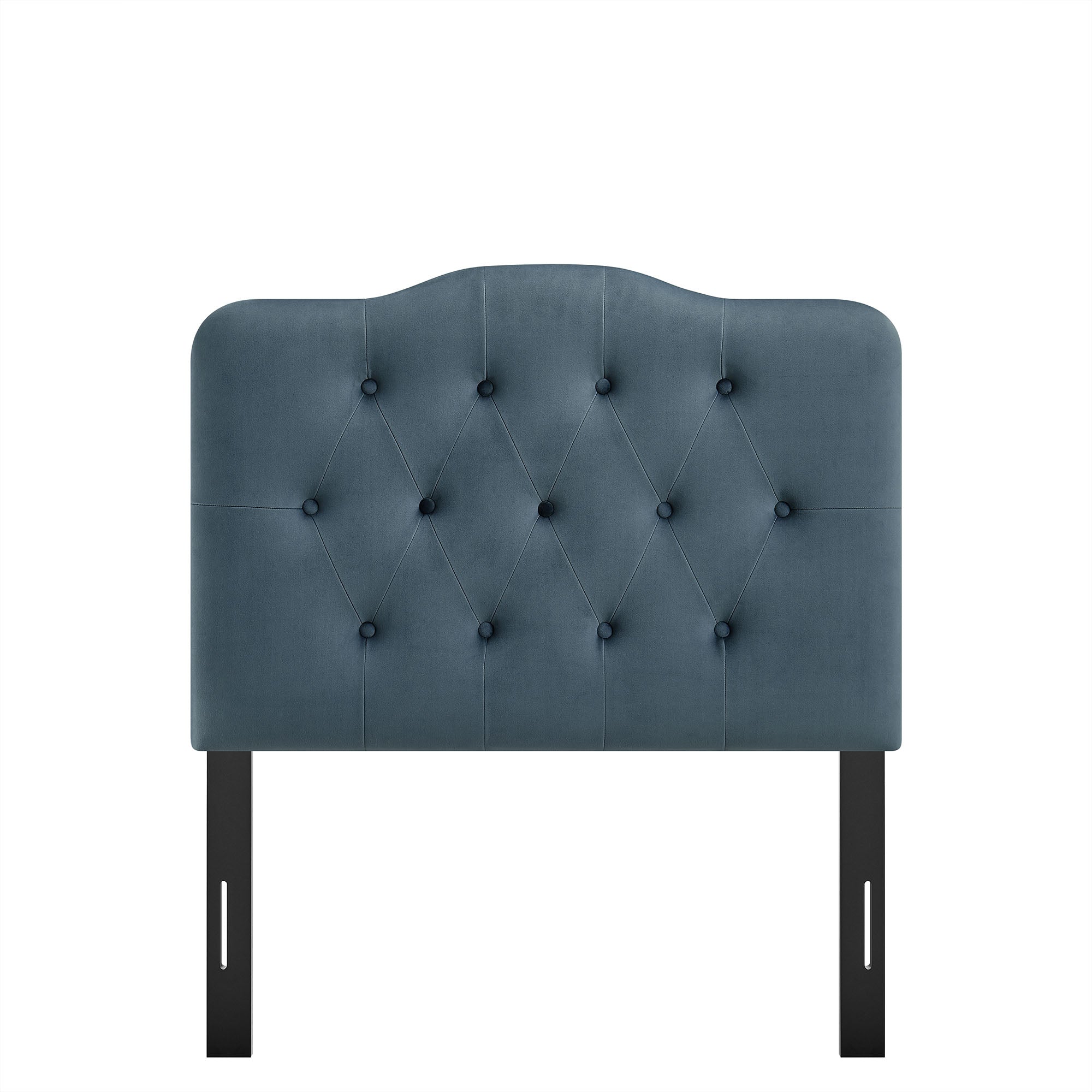 Annabel Stain-Resistant Performance Velvet Twin Headboard - Cadet Blue