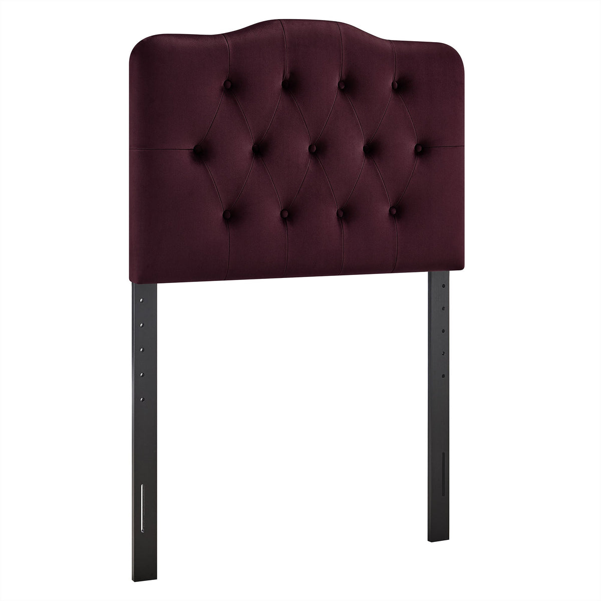 Annabel Stain-Resistant Performance Velvet Headboard - Mulberry — Mulberry Twin
