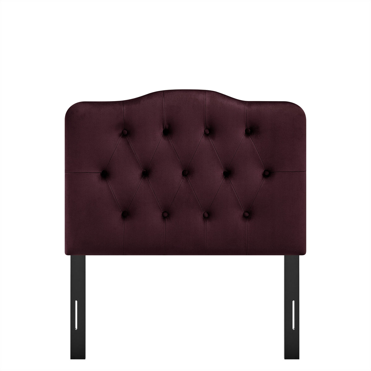 Annabel Stain-Resistant Performance Velvet Twin Headboard - Mulberry