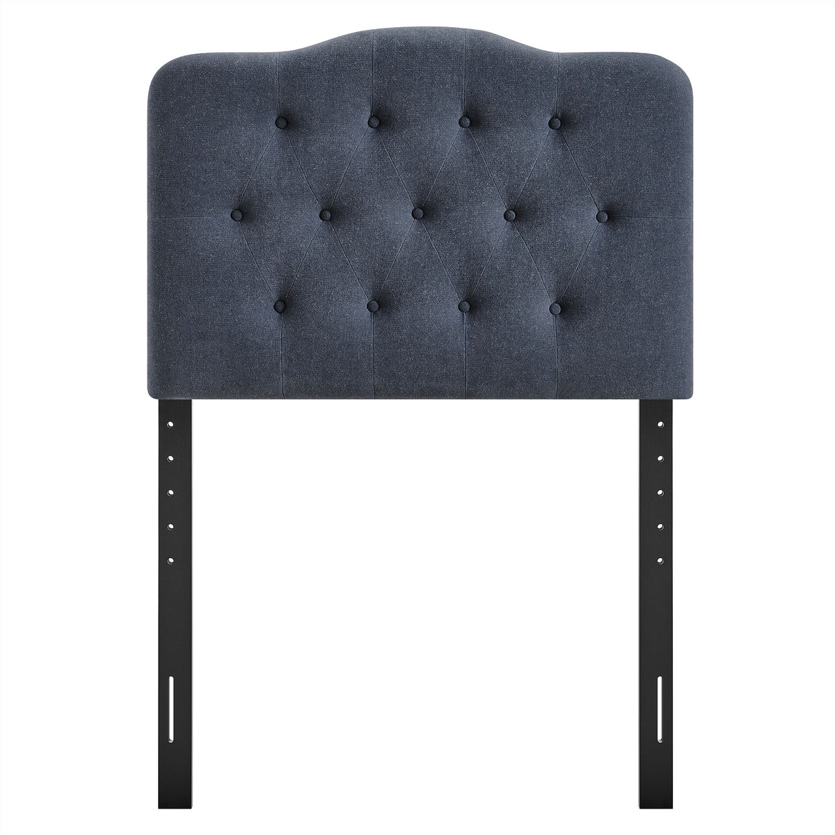 Annabel Premium Linen Blend Twin Headboard - Denim