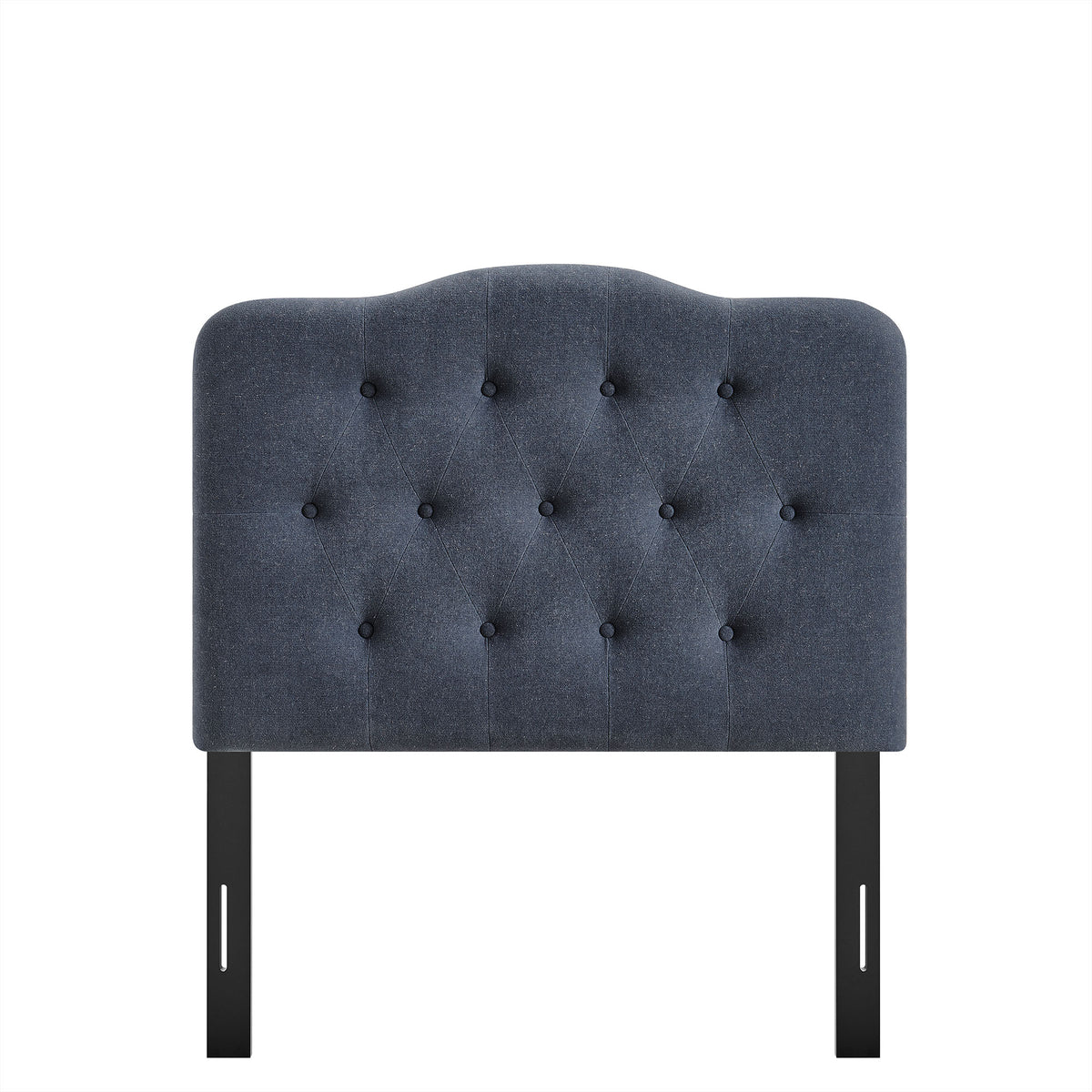 Annabel Premium Linen Blend Twin Headboard - Denim