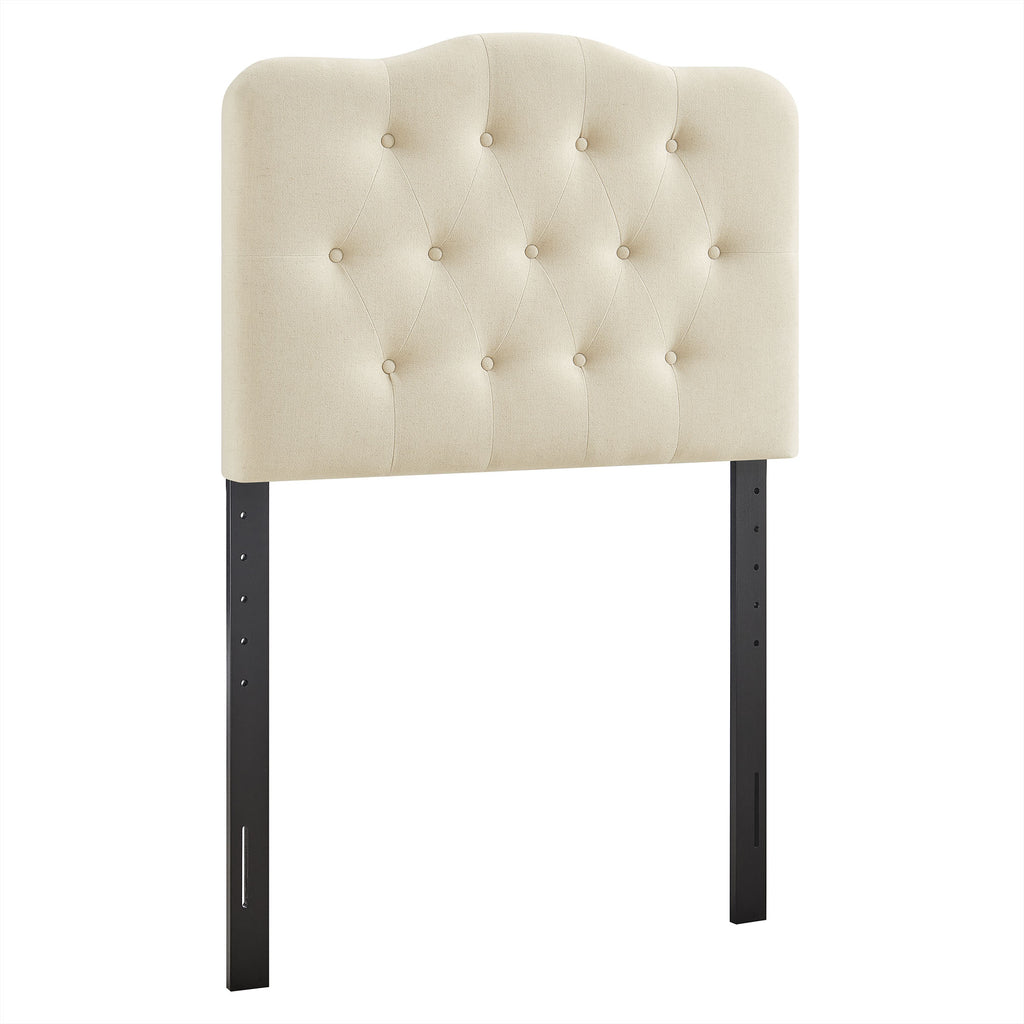 Annabel Premium Linen Blend Twin Headboard