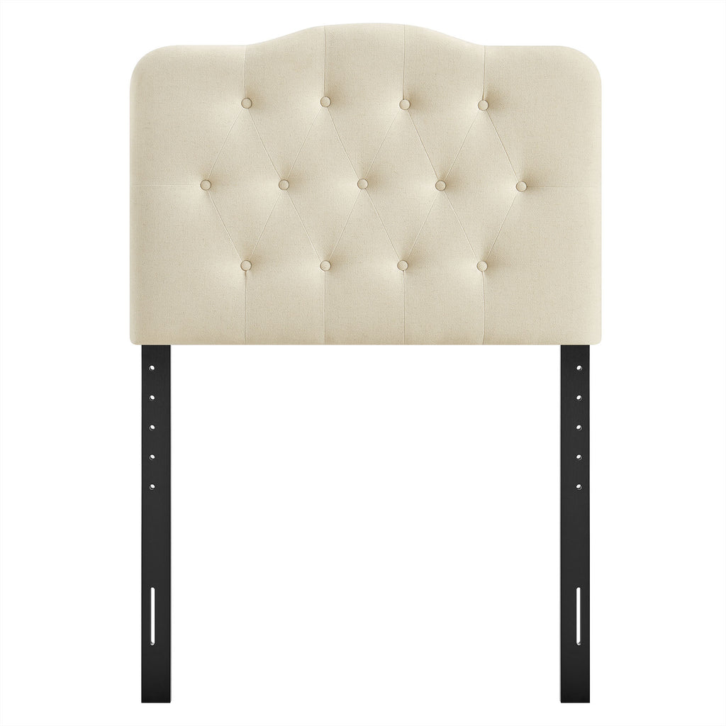 Annabel Premium Linen Blend Twin Headboard