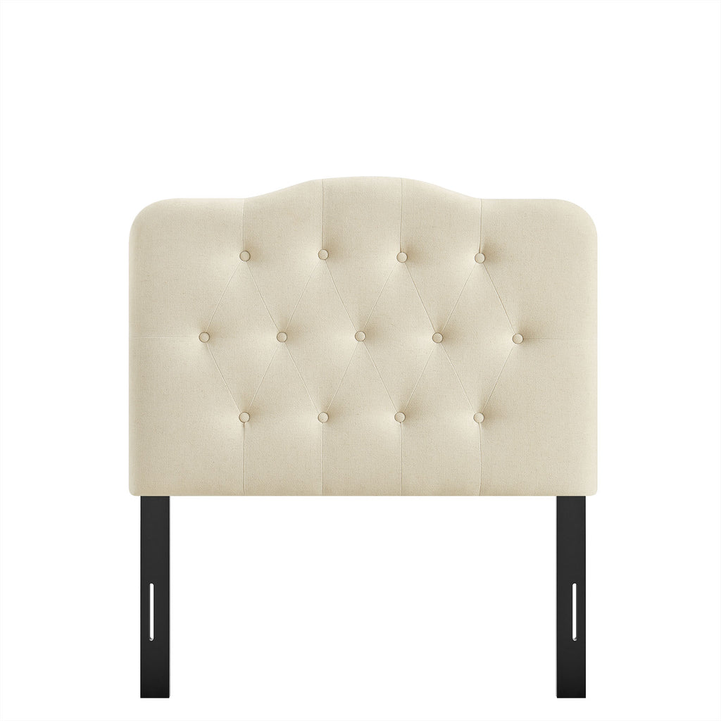 Annabel Premium Linen Blend Twin Headboard