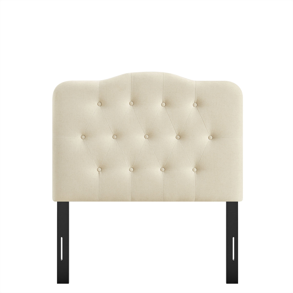 Annabel Premium Linen Blend Twin Headboard