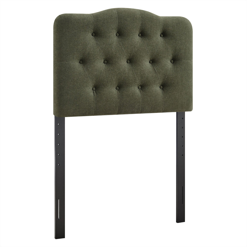 Annabel Premium Linen Blend Headboard - Sage — Sage Twin