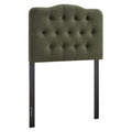 Annabel Premium Linen Blend Headboard - Sage — Sage Twin
