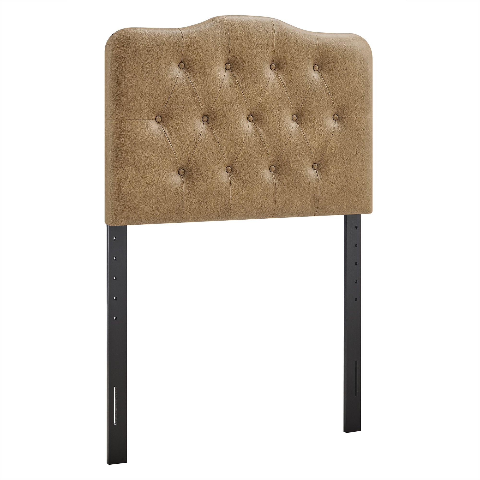 Annabel Faux Leather Twin Headboard - Toast