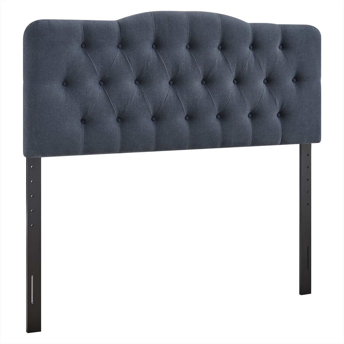 Annabel Premium Linen Blend Full Headboard - Denim
