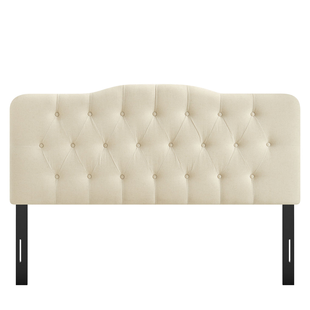 Annabel Premium Linen Blend Full Headboard