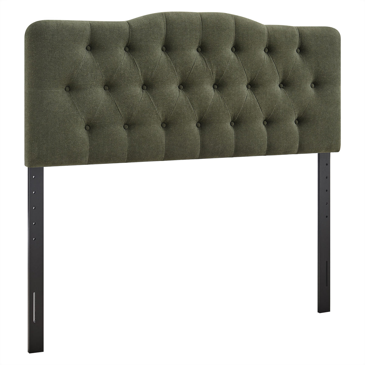 Annabel Premium Linen Blend Full Headboard - Sage