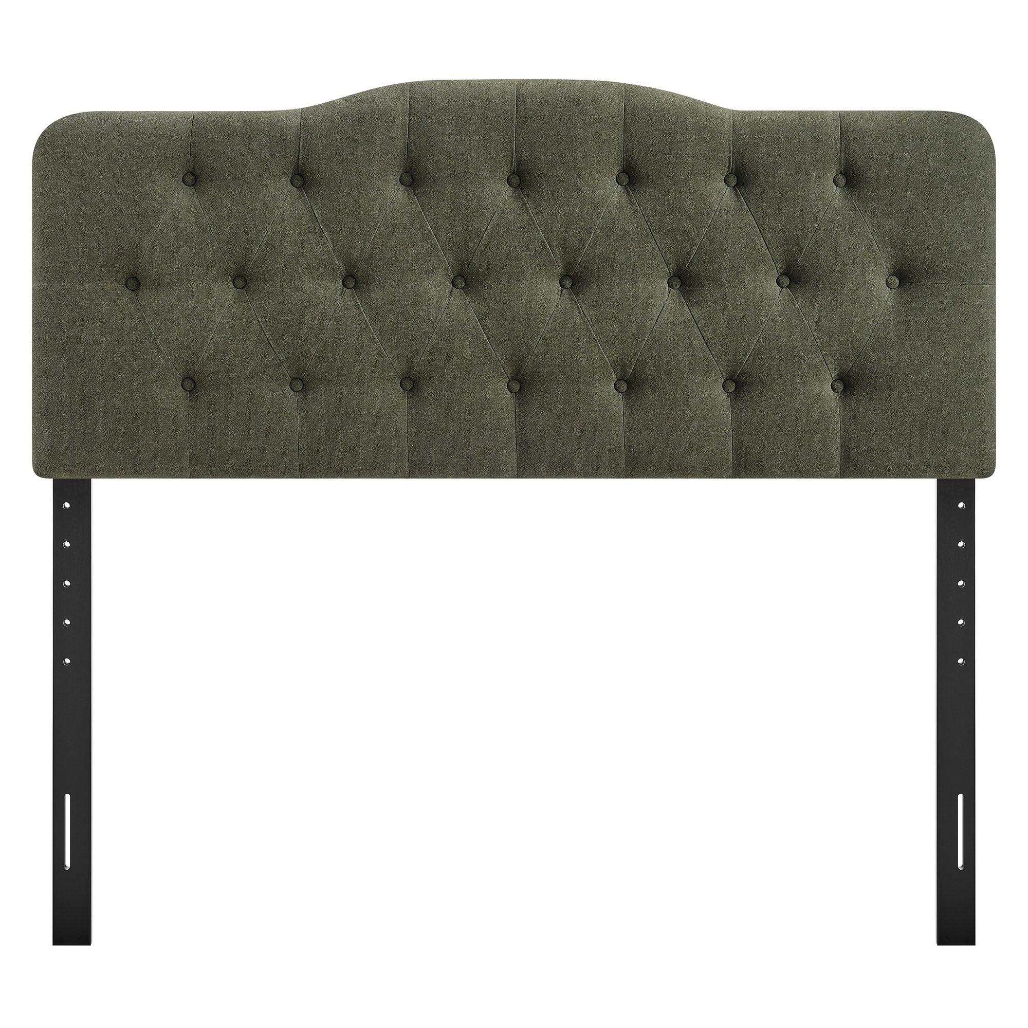 Annabel Premium Linen Blend Full Headboard - Sage