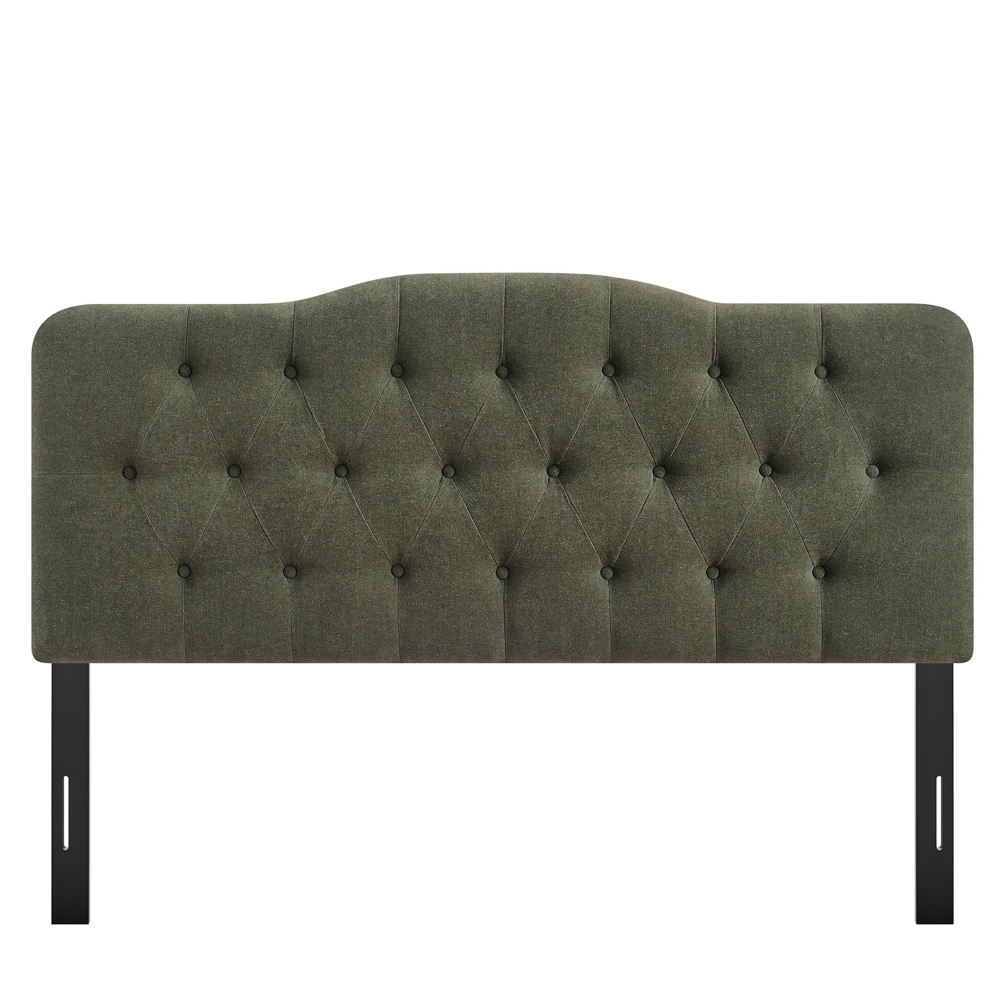 Annabel Premium Linen Blend Full Headboard - Sage