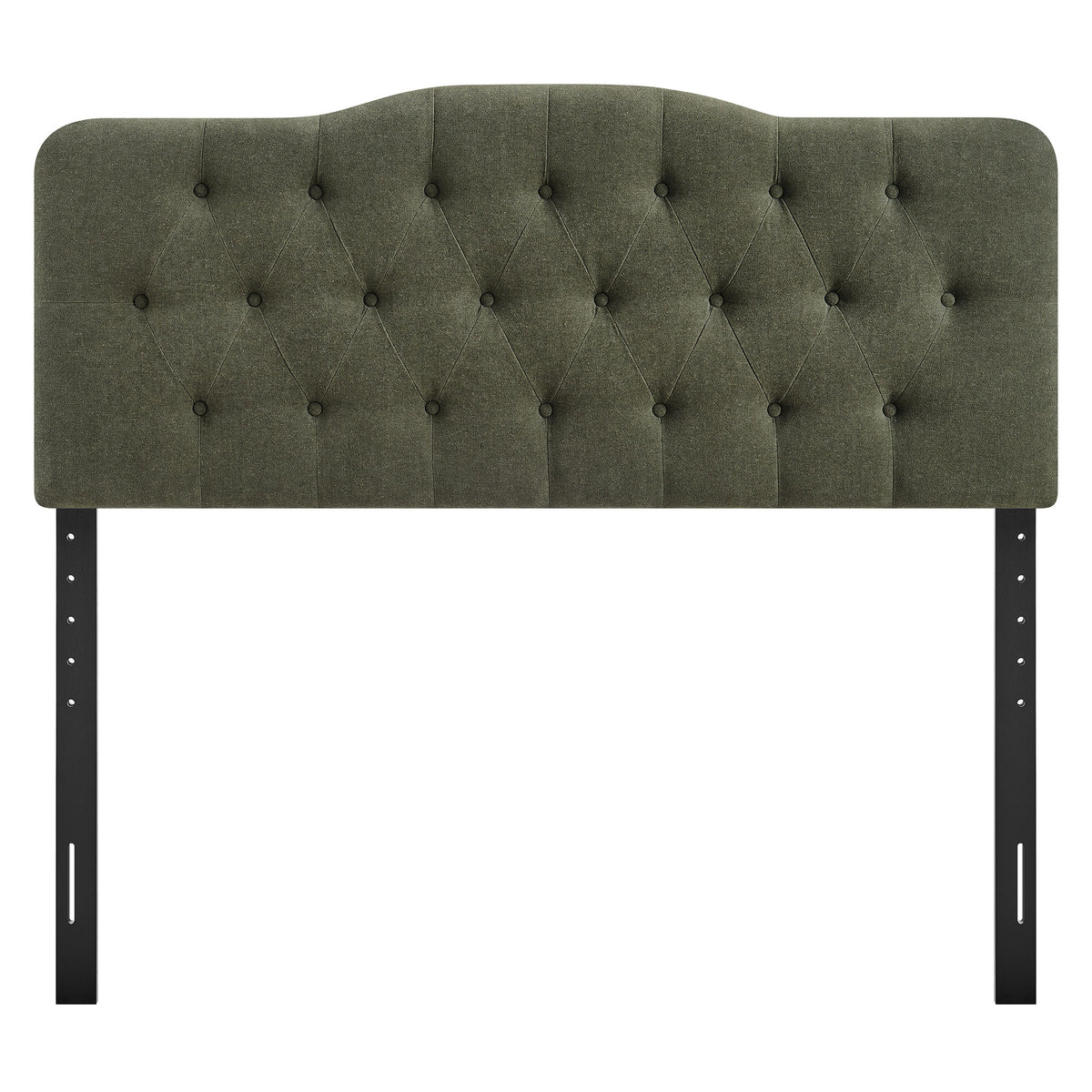 Annabel Premium Linen Blend Queen Headboard - Sage