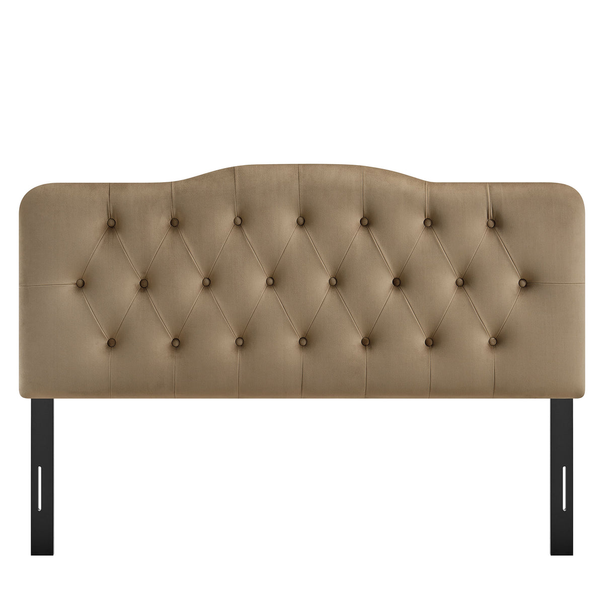 Annabel Stain-Resistant Performance Velvet King Headboard - Taupe