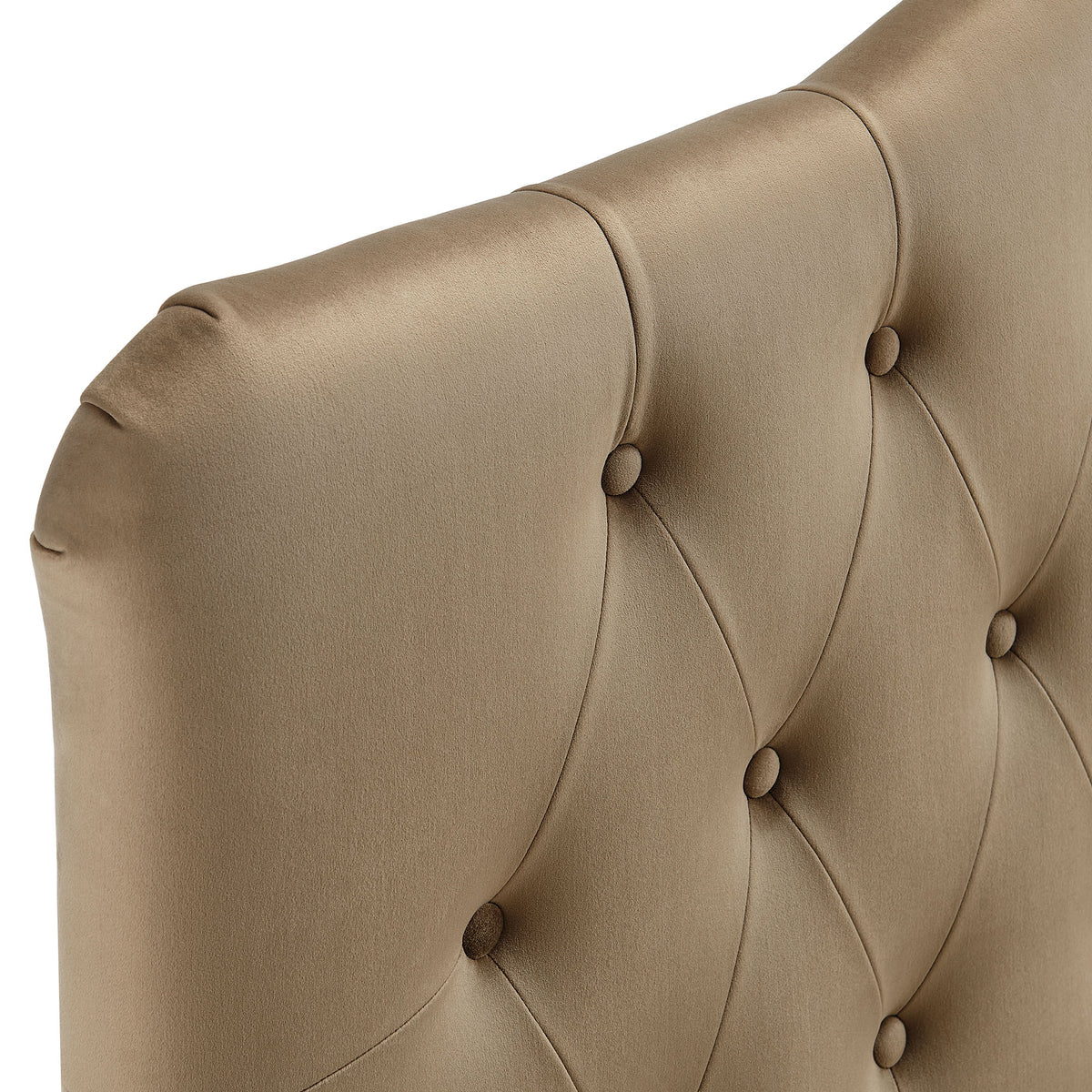 Annabel Stain-Resistant Performance Velvet King Headboard - Taupe