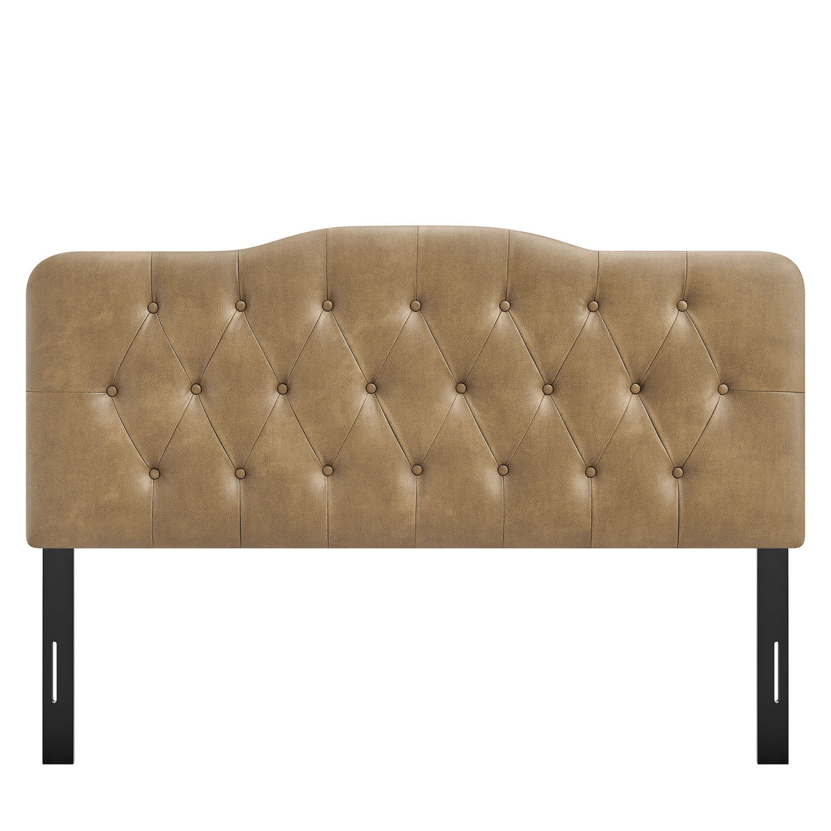 Annabel Vegan Leather King Headboard - Toast