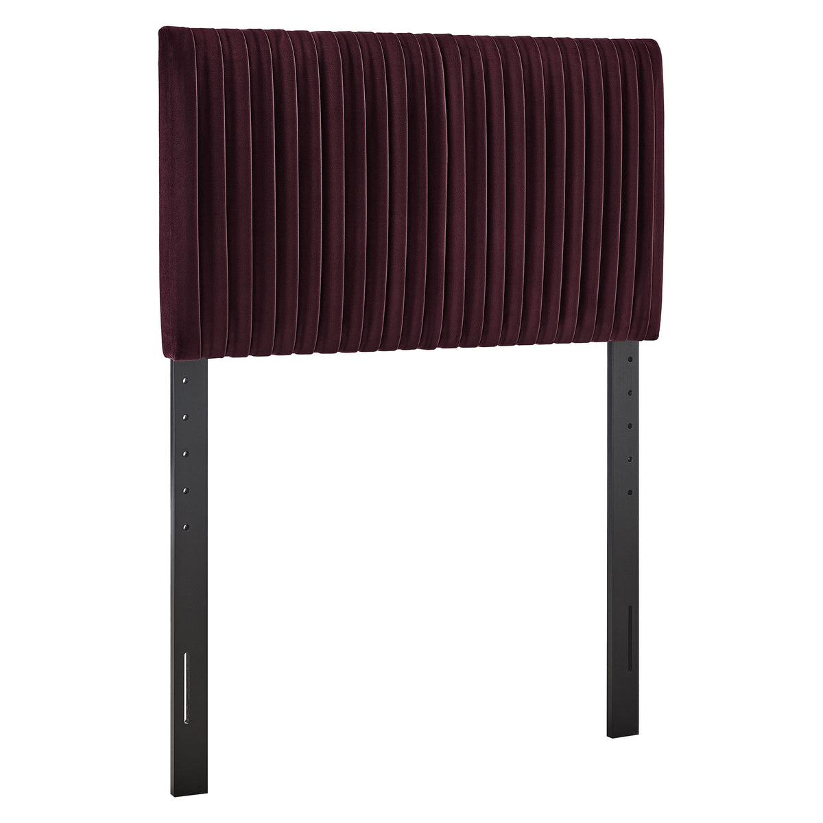 Eloise Stain-Resistant Performance Velvet Twin Headboard - Mulberry