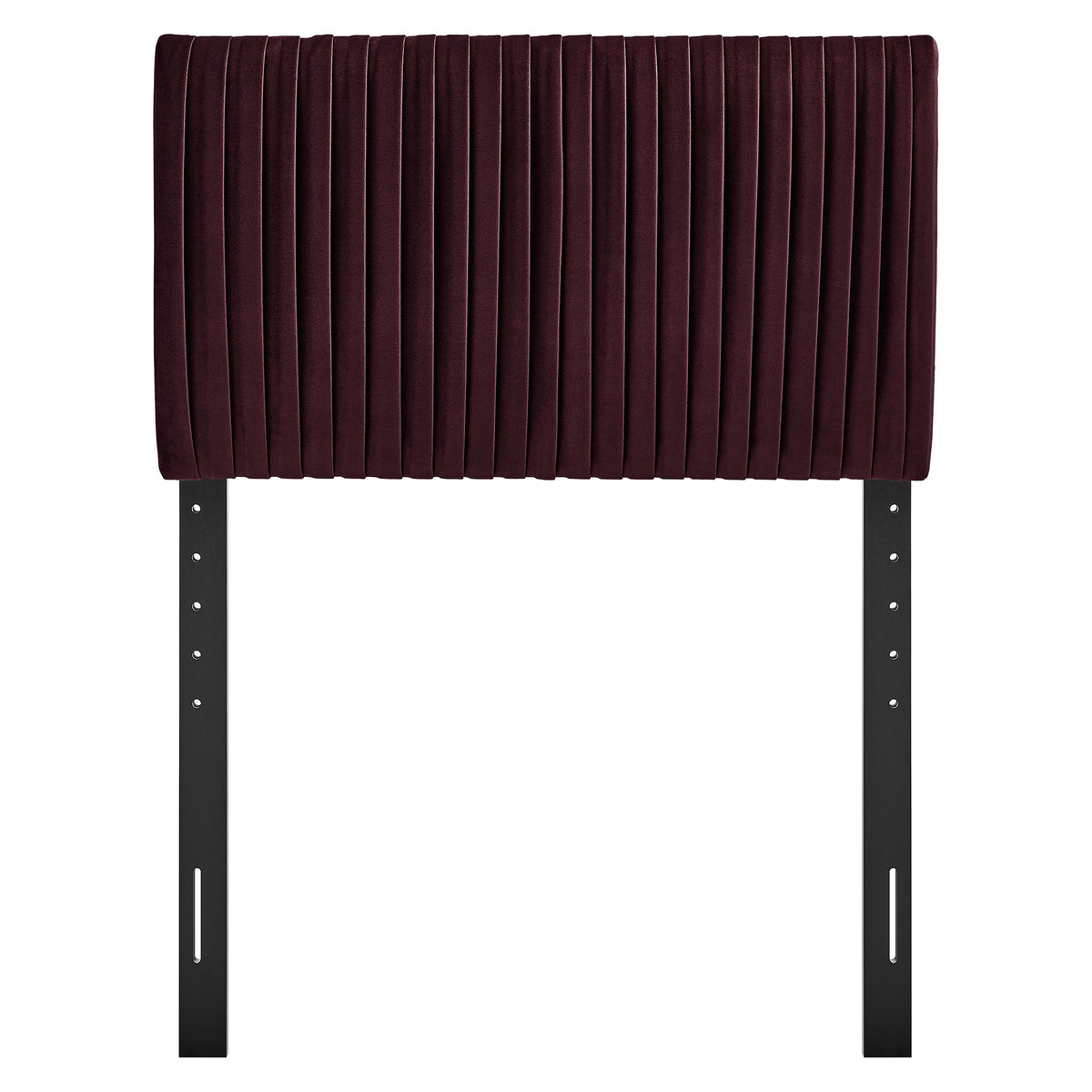 Eloise Stain-Resistant Performance Velvet Twin Headboard - Mulberry