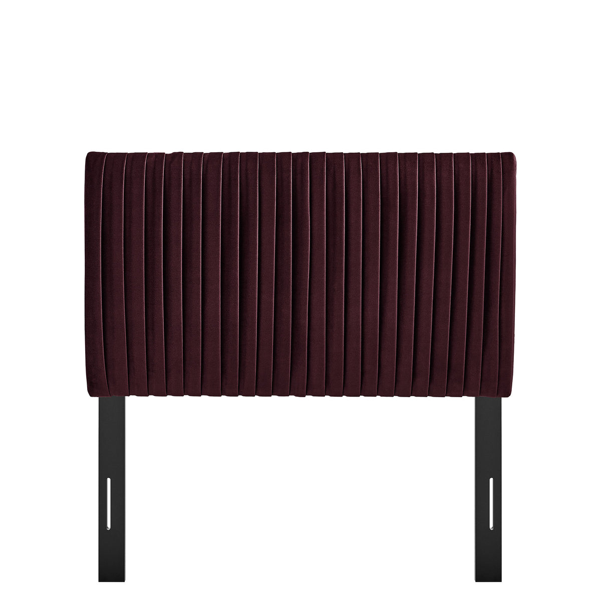 Eloise Stain-Resistant Performance Velvet Twin Headboard - Mulberry