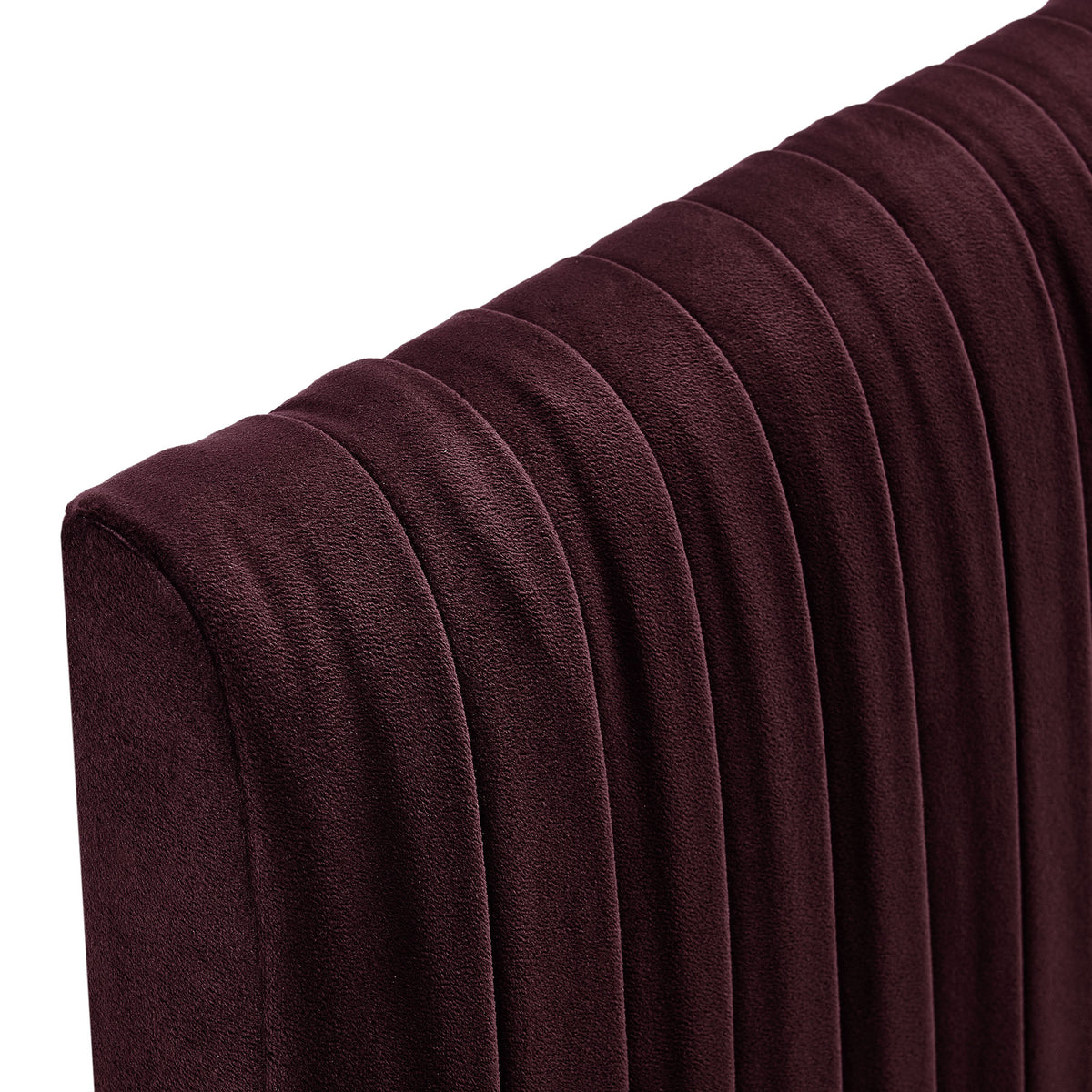 Eloise Stain-Resistant Performance Velvet Twin Headboard - Mulberry