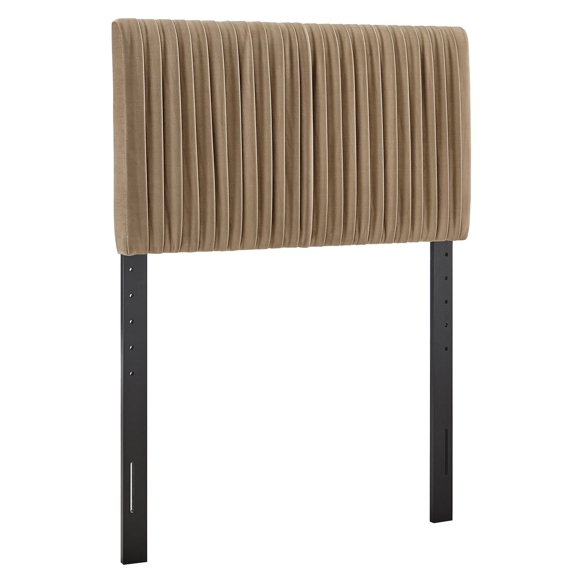 Eloise Stain-Resistant Performance Velvet Twin Headboard - Taupe