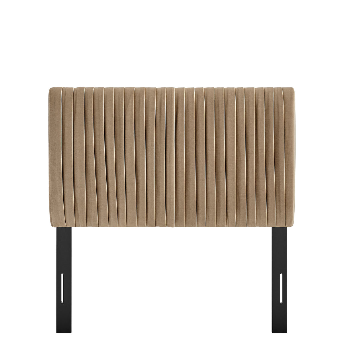 Eloise Stain-Resistant Performance Velvet Twin Headboard - Taupe