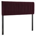 Eloise Stain-Resistant Performance Velvet Full Headboard - Mulberry