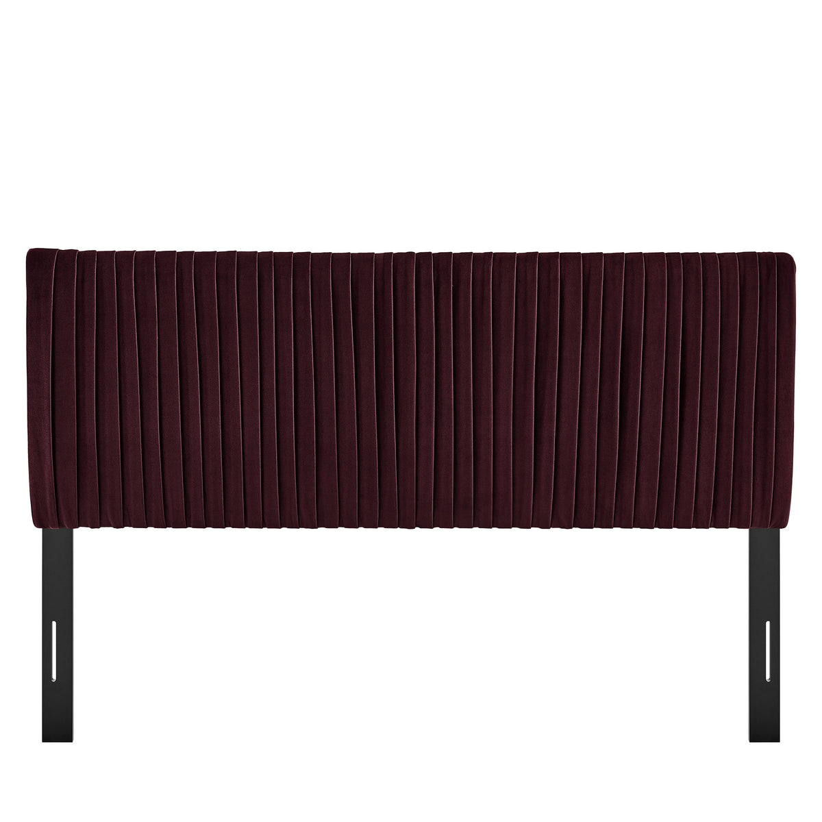 Eloise Stain-Resistant Performance Velvet Queen Headboard - Mulberry