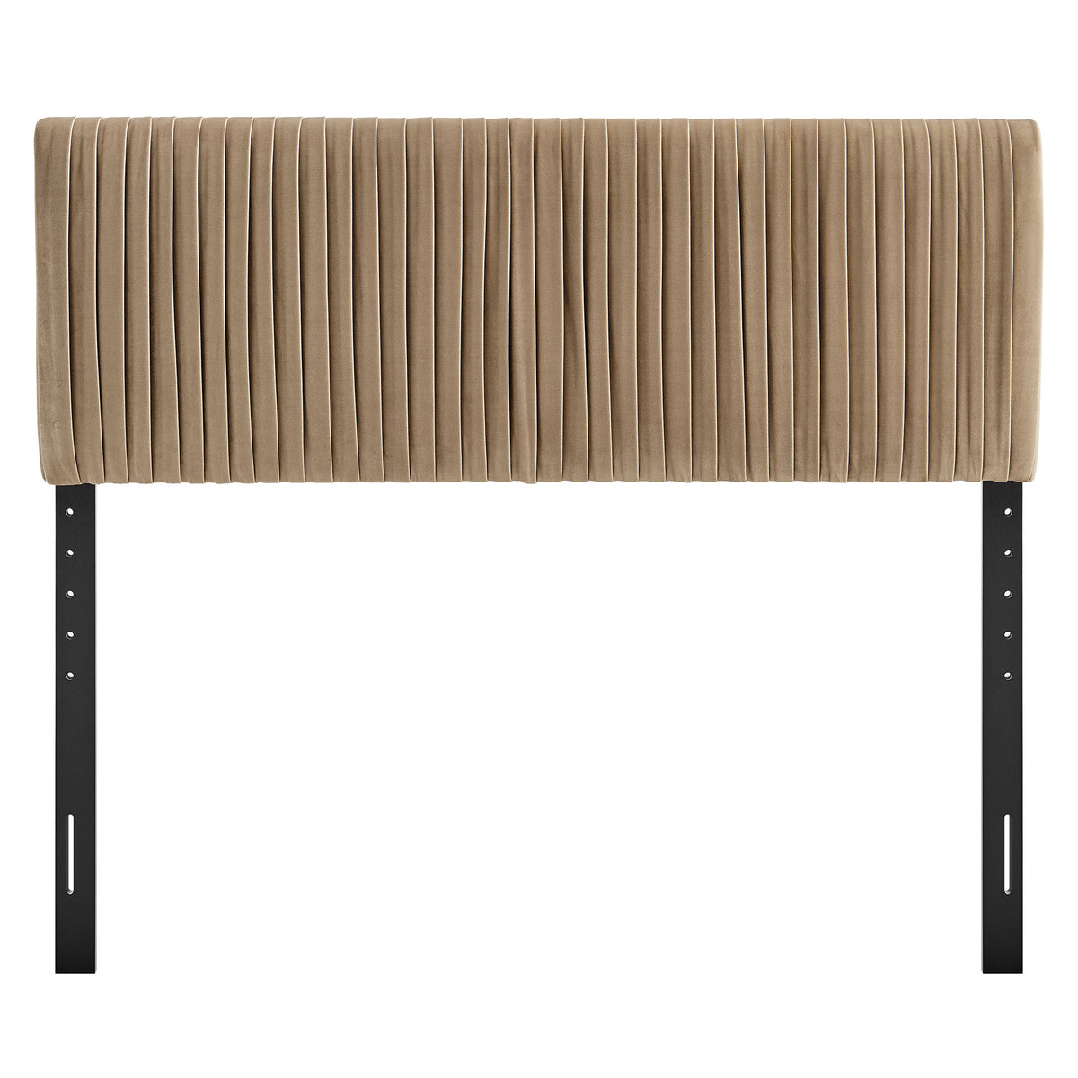 Eloise Stain-Resistant Performance Velvet Queen Headboard - Taupe