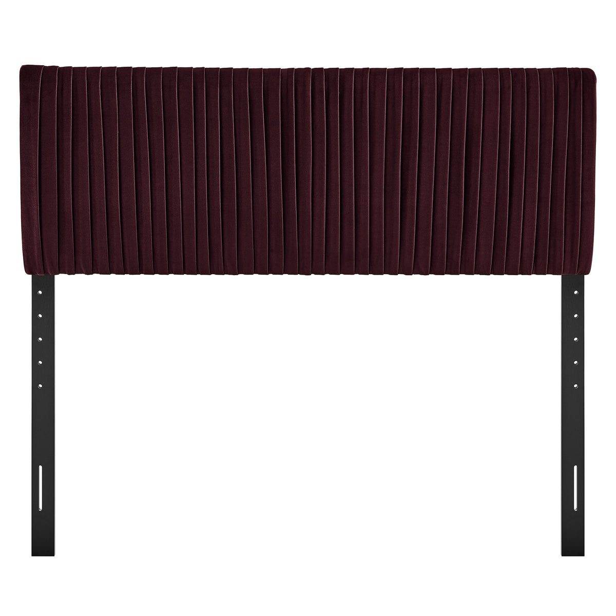 Eloise Stain-Resistant Performance Velvet King Headboard - Mulberry