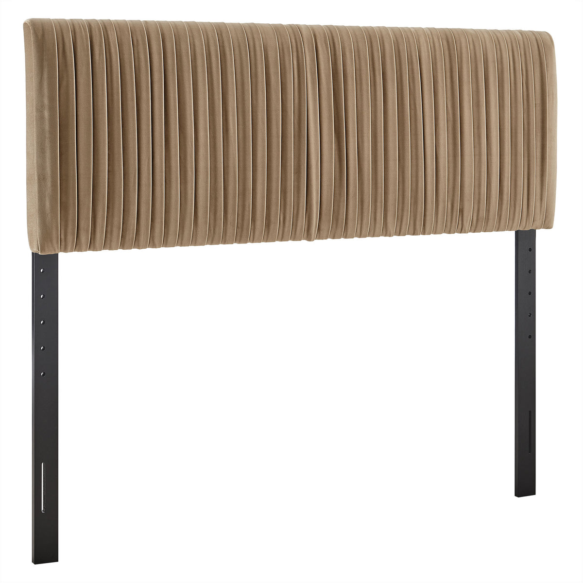 Eloise Stain-Resistant Performance Velvet King Headboard - Taupe