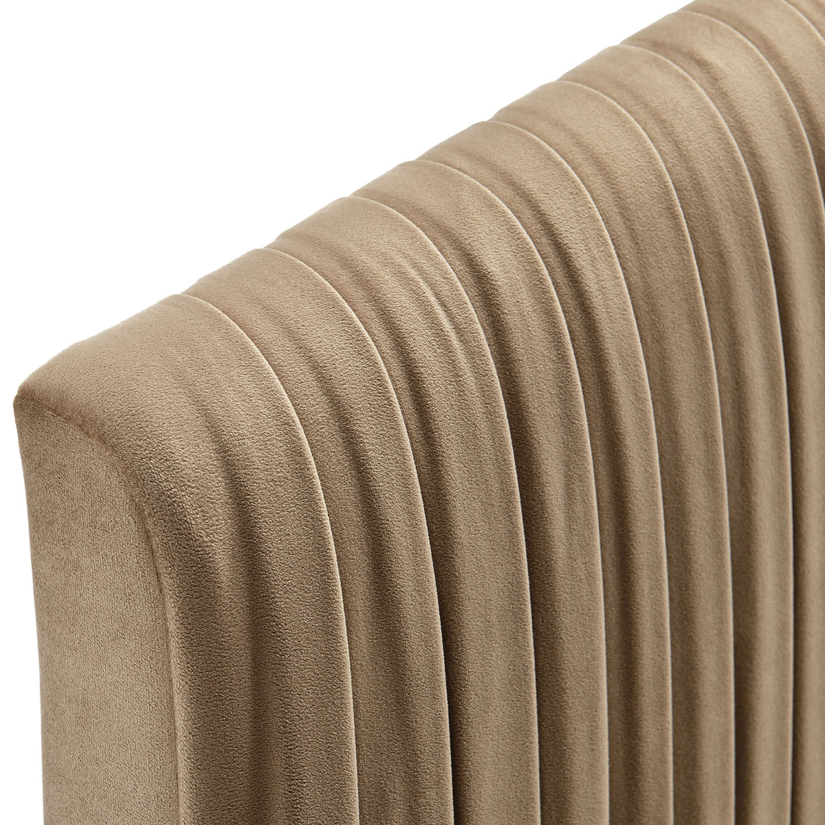 Eloise Stain-Resistant Performance Velvet King Headboard - Taupe
