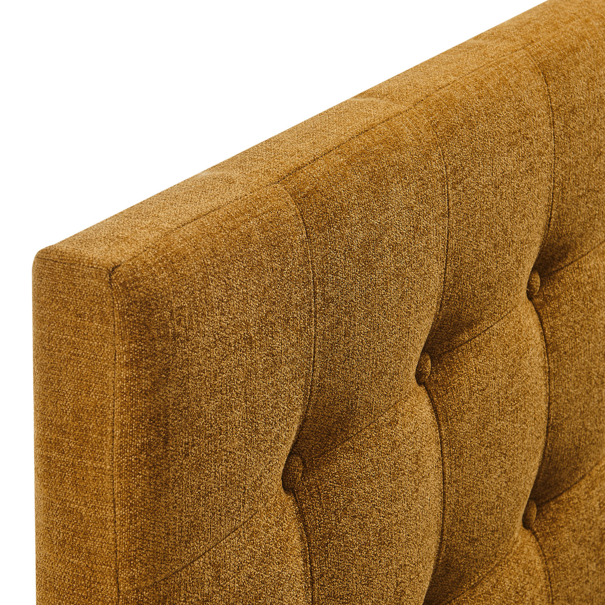 Emily Fabric Upholstered Twin Size Headboard - Copper