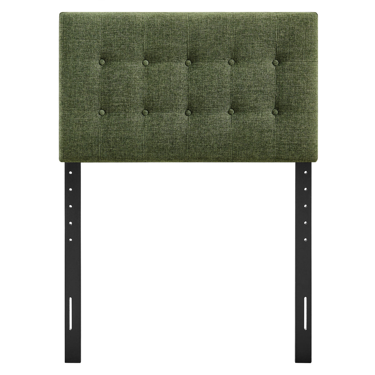 Emily Fabric Upholstered Twin Size Headboard - Foliage