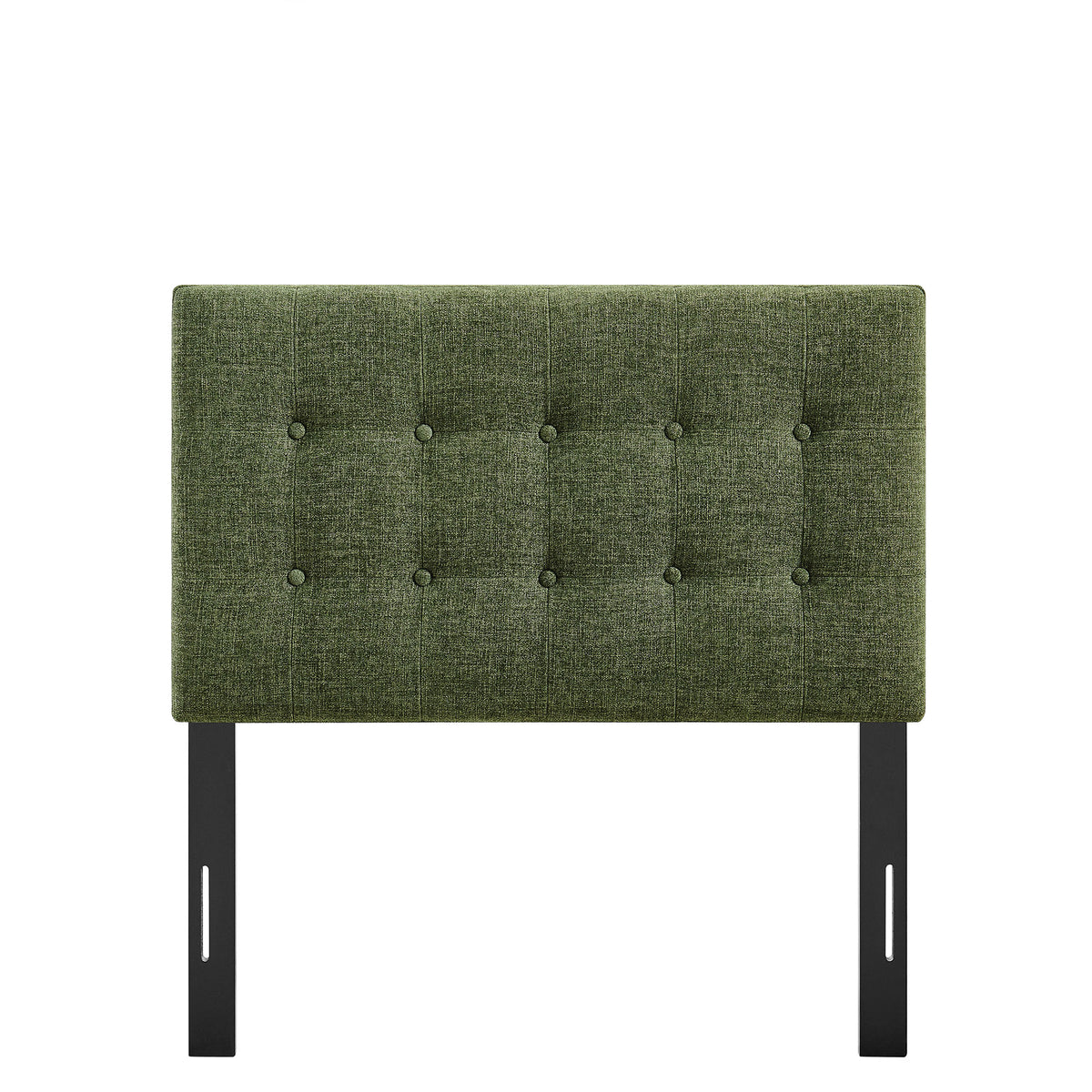 Emily Fabric Upholstered Twin Size Headboard - Foliage