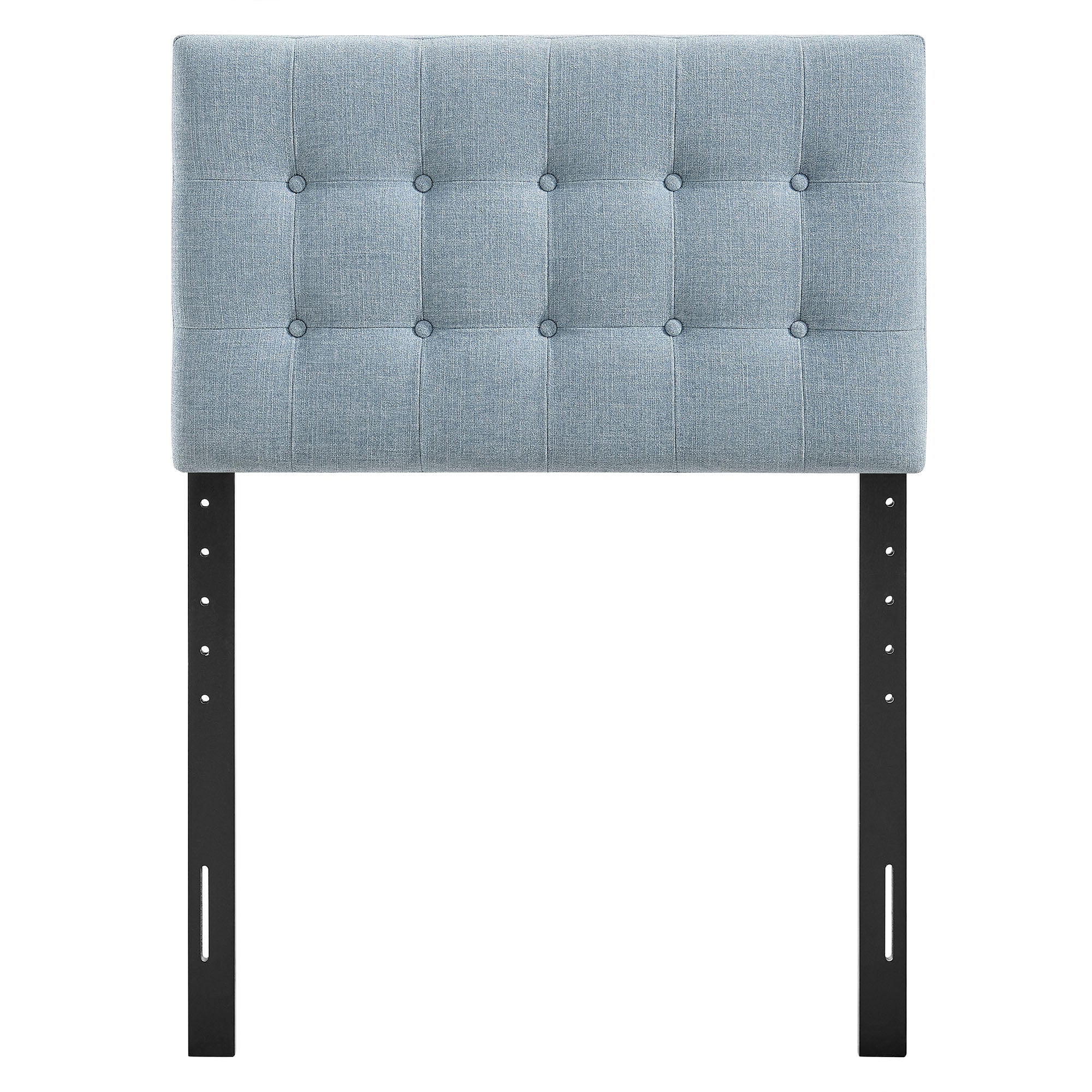 Emily Fabric Upholstered Twin Size Headboard - Sky Blue