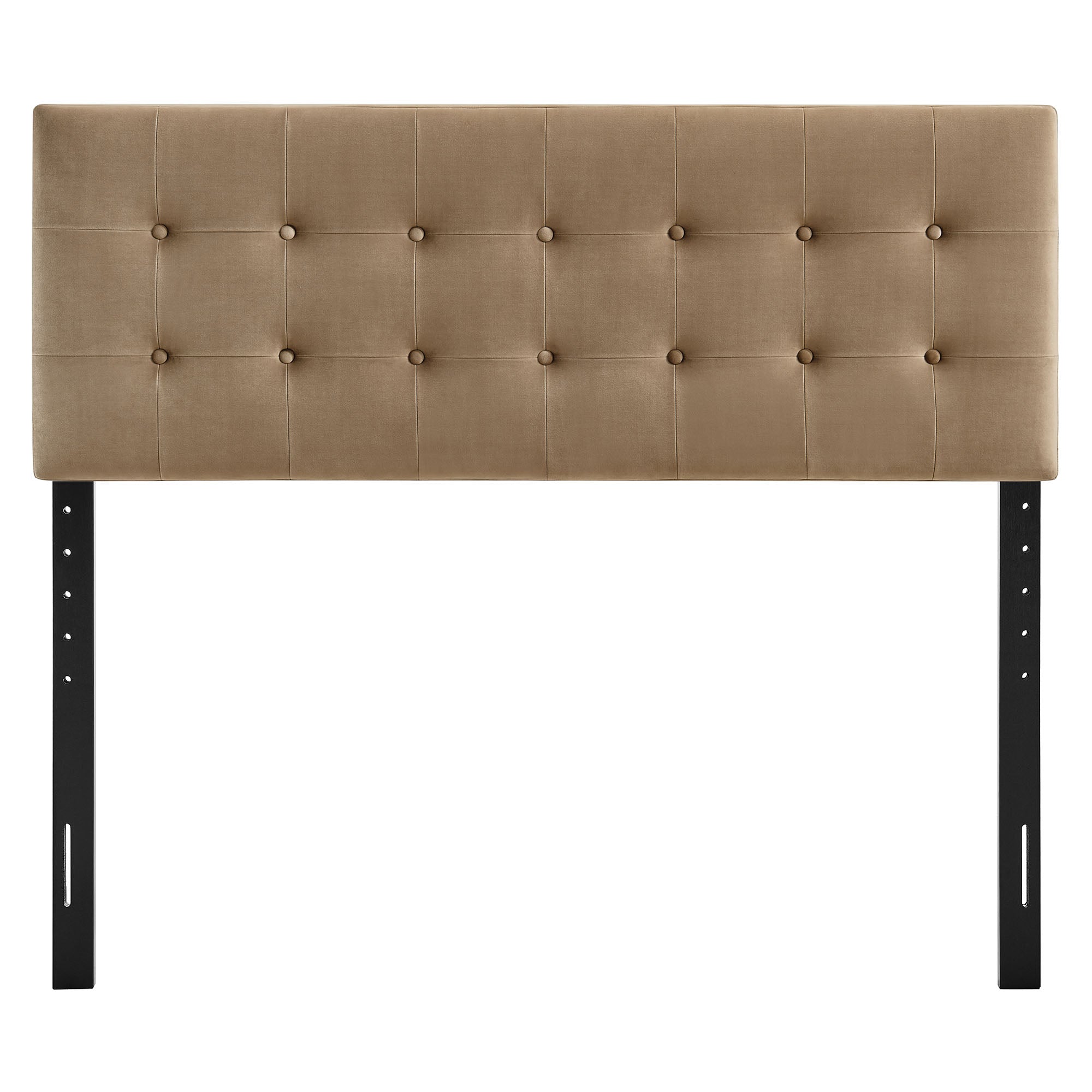 Emily Stain-Resistant Performance Velvet Full Size Headboard - Taupe