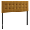 Emily Fabric Upholstered Full Size Headboard - Copper
