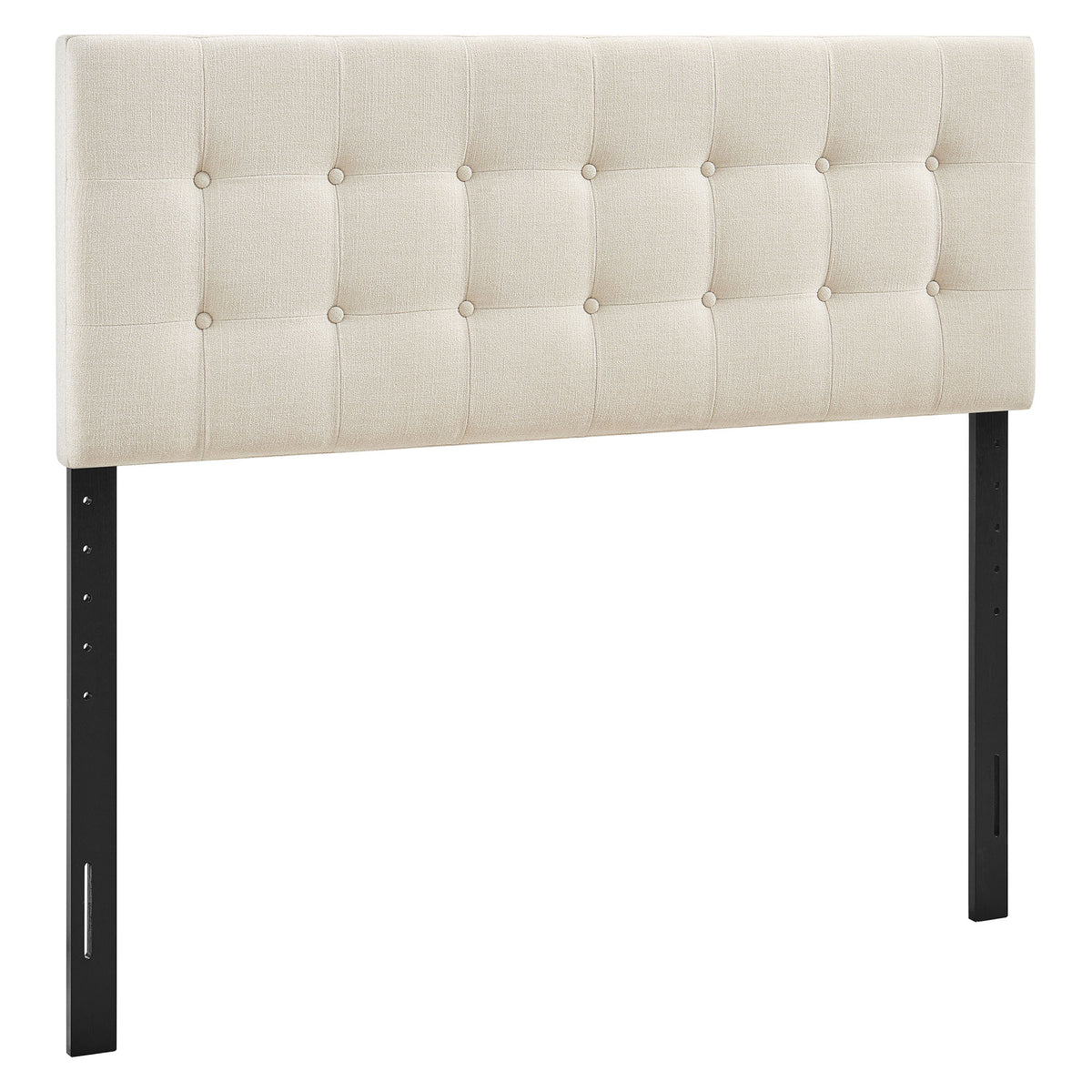 Emily Fabric Upholstered Full Size Headboard - Ecru